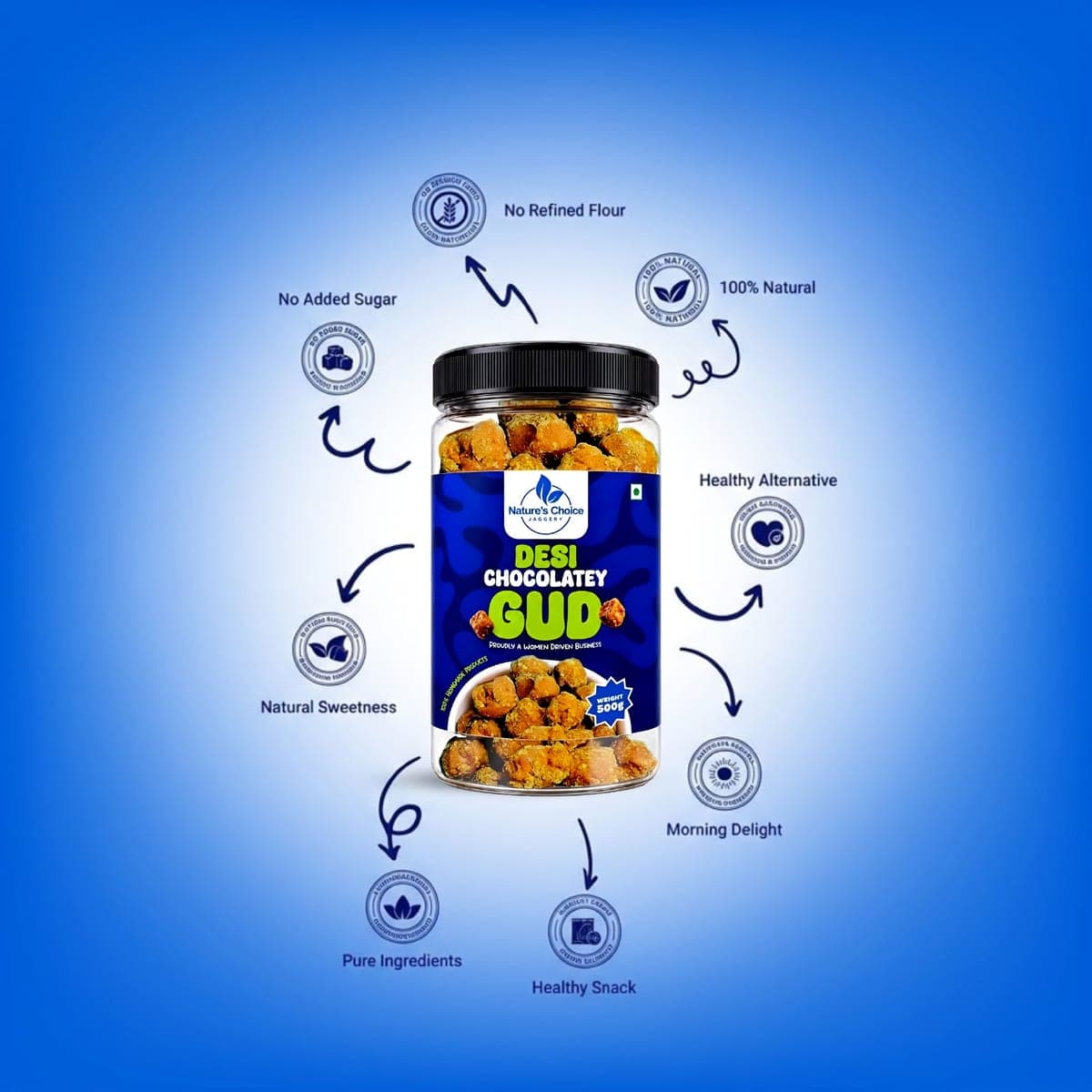 Desi Til Chocolatey Jaggery 500g